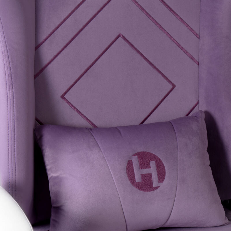 Techni Sport TSF45C Velvet Memory Foam Gaming Chair – Purple - Image 9