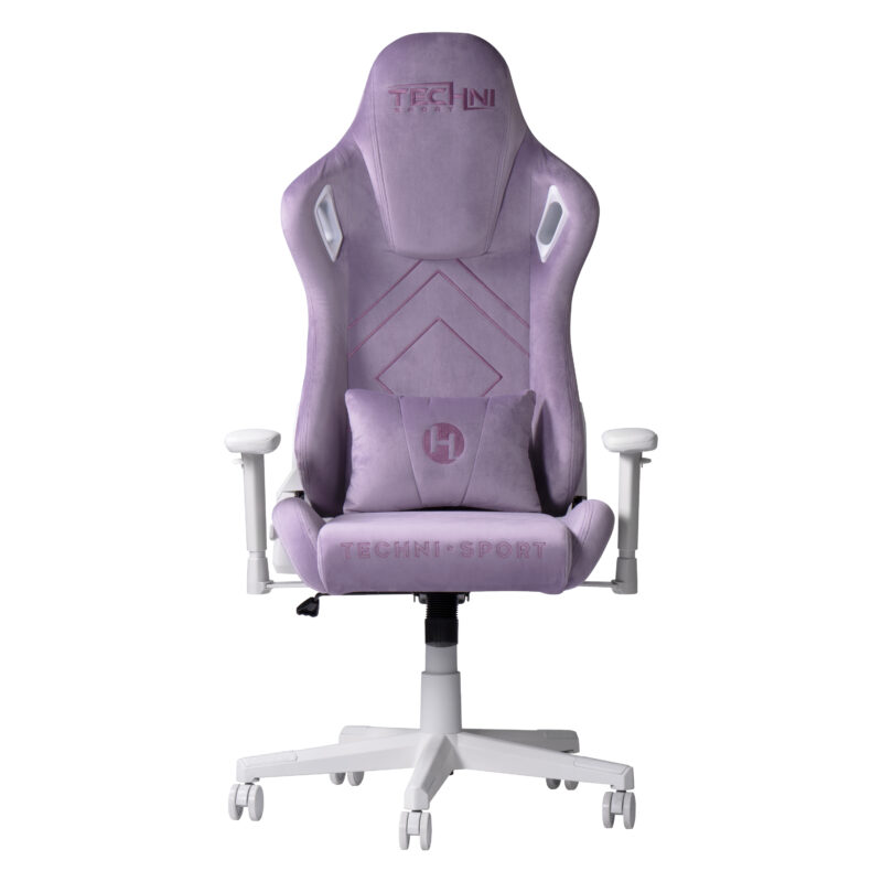 Techni Sport TSF45C Velvet Memory Foam Gaming Chair – Purple - Image 8