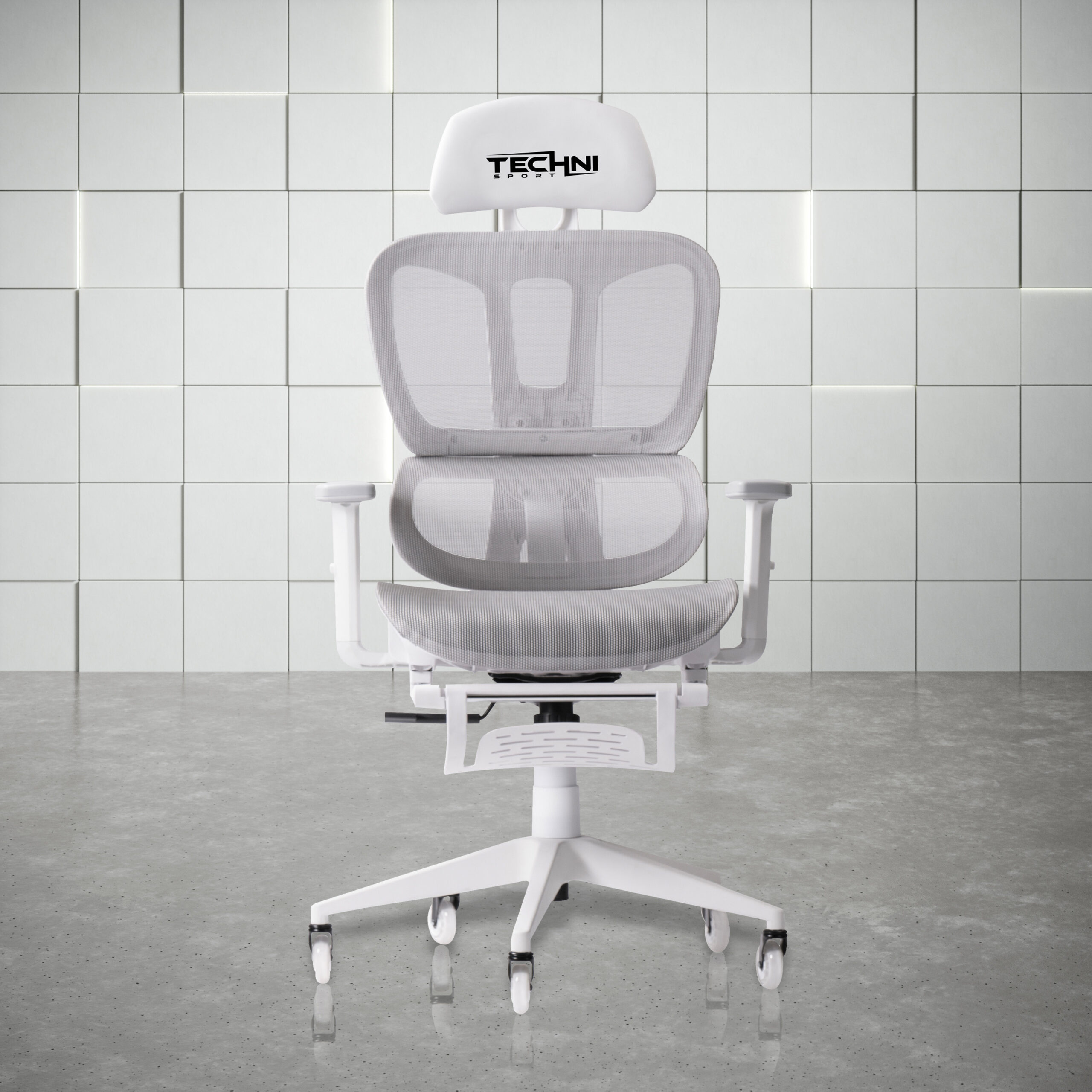 20230815_77c58d4577b40db4e4a9633e4e9cc20e Techni Sport AIRFLEX2.0 White Mesh Gaming Chair - Image 1
