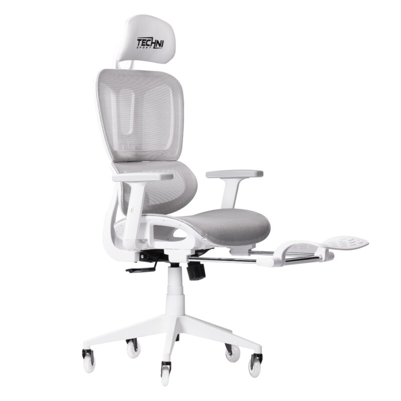 Techni Sport AIRFLEX2.0 White Mesh Gaming Chair - Image 6