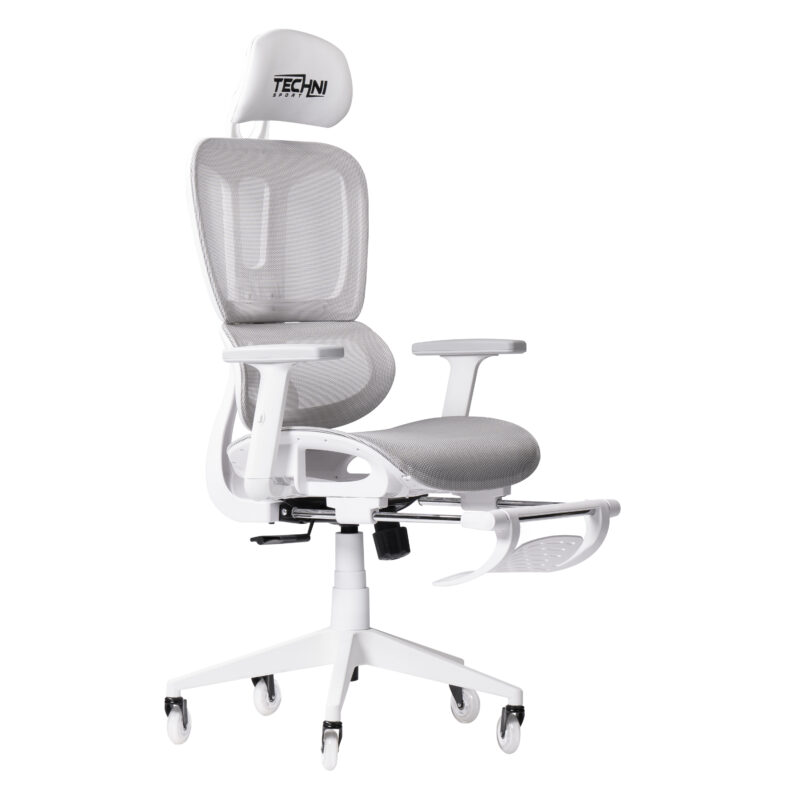 Techni Sport AIRFLEX2.0 White Mesh Gaming Chair - Image 4