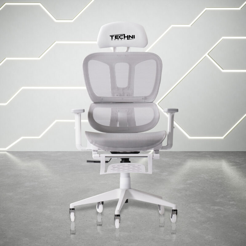 Techni Sport AIRFLEX2.0 White Mesh Gaming Chair - Image 2