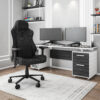 Techni Sport TSF65C Fabric Memory Foam Gaming Chair – Black - Image 2