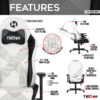 Techni Sport RTA-TS68C-WHT Comfort Edge White Gaming Chair - Image 2