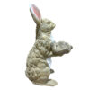 Magnesium Oxide Bunny Statue Holding Decor Hand-Painted Rabbit Sculpture Garden Lawn Ornament - Image 4