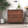 2 Drawer Farmhouse File Cabinet,Filing Cabinet with Lock for Home Office