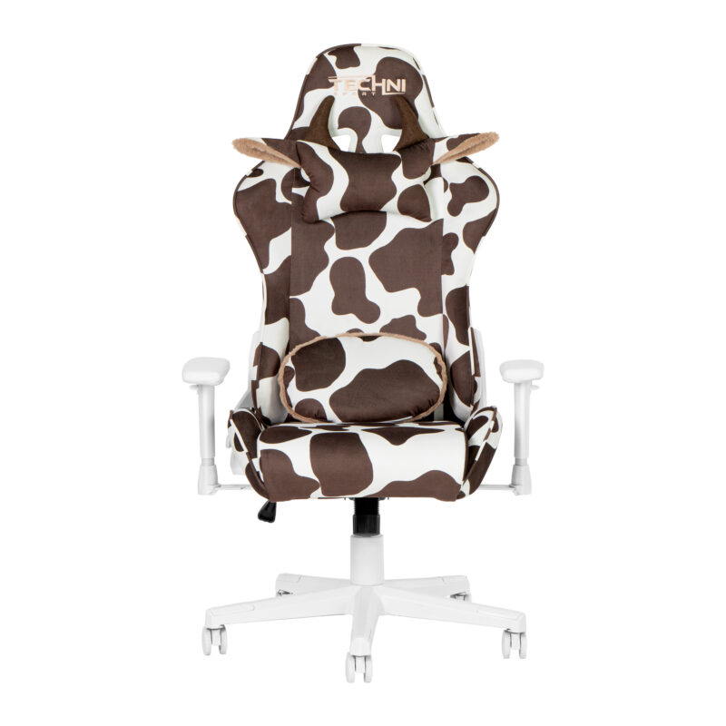 Techni Sport TS85 Brown COW Series Gaming Chair - Image 11