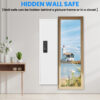 53" Passwod Touch Panel In-Wall Safe,Hidden Wall Gun Safe for Rifles with Adjustable Shelves,Assembled Storage Multifunctional Wall Safe for Firearm and Valuables - Image 11