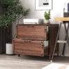 2 Drawer Farmhouse File Cabinet,Filing Cabinet with Lock for Home Office - Image 2