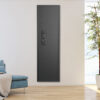 53" Passwod Touch Panel In-Wall Safe,Hidden Wall Gun Safe for Rifles with Adjustable Shelves,Assembled Storage Multifunctional Wall Safe for Firearm and Valuables - Image 3