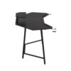 Techni Sport TS98D Gaming Desk with Shelf & Accessory Holders, Black - Image 6