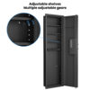 53" Passwod Touch Panel In-Wall Safe,Hidden Wall Gun Safe for Rifles with Adjustable Shelves,Assembled Storage Multifunctional Wall Safe for Firearm and Valuables - Image 6