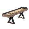 9FT Shuffleboard Table,2-in-1 Shuffleboard & Bowling Combo Game Set with LED Light Rail,Modern Style for Home & Game Room - Image 11