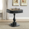Bishop Cherry Finish Reversible Chess Checker Game Table w/Game Tray