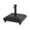 Halea Outdoor 90-pound Square Black Umbrella Base with Wheels - Image 4