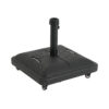 Halea Outdoor 90-pound Square Black Umbrella Base with Wheels - Image 5