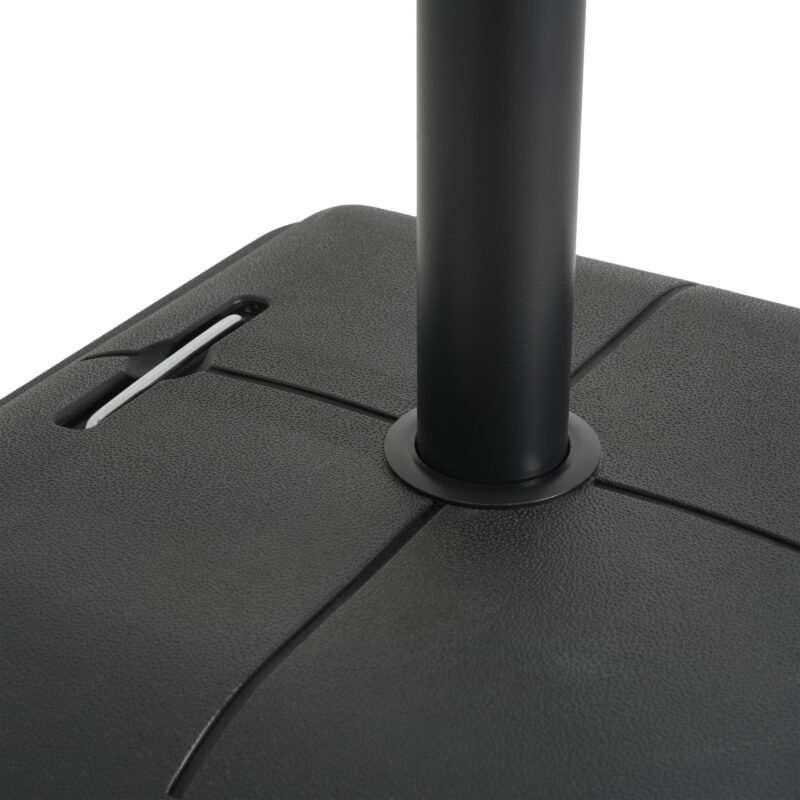 Halea Outdoor 90-pound Square Black Umbrella Base with Wheels - Image 7