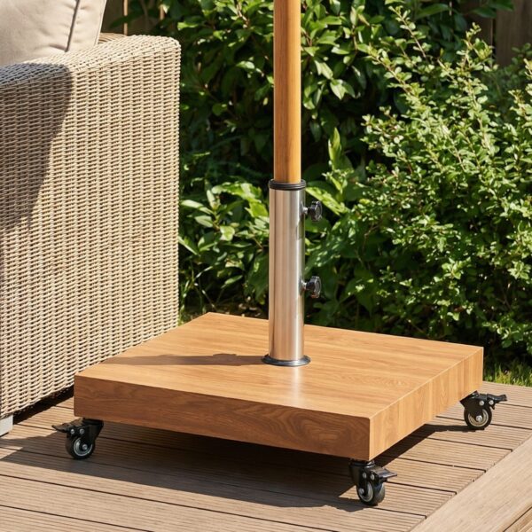 Malibu Square Umbrella Base with Wheels