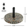 Enzo Tile Round Umbrella Base - Image 2