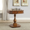 Bishop Cherry Finish Reversible Chess Checker Game Table w/Game Tray - Image 8