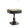 Bishop Cherry Finish Reversible Chess Checker Game Table w/Game Tray - Image 5