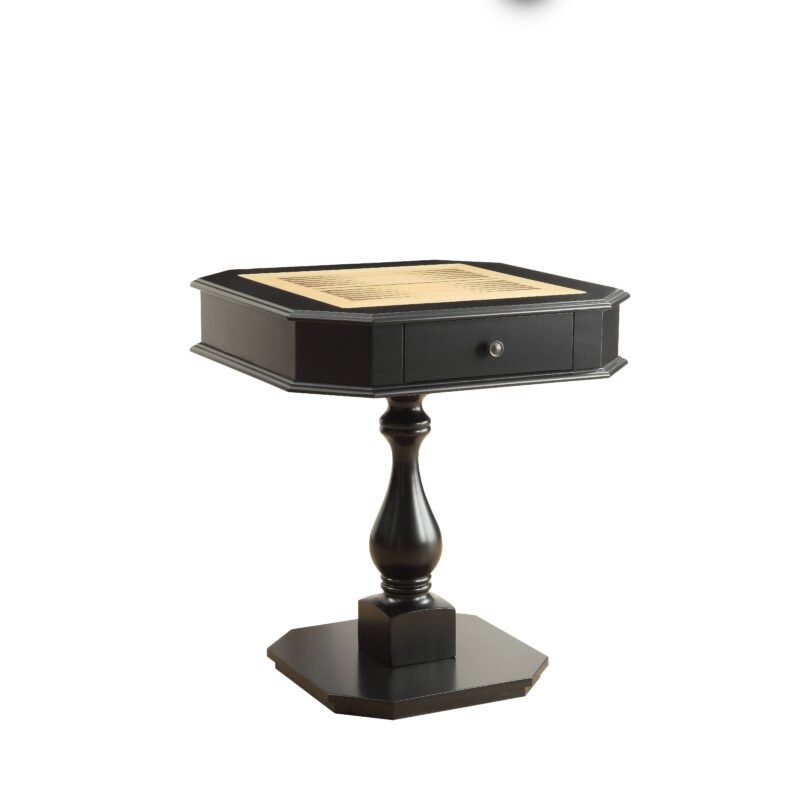 Bishop Cherry Finish Reversible Chess Checker Game Table w/Game Tray - Image 5