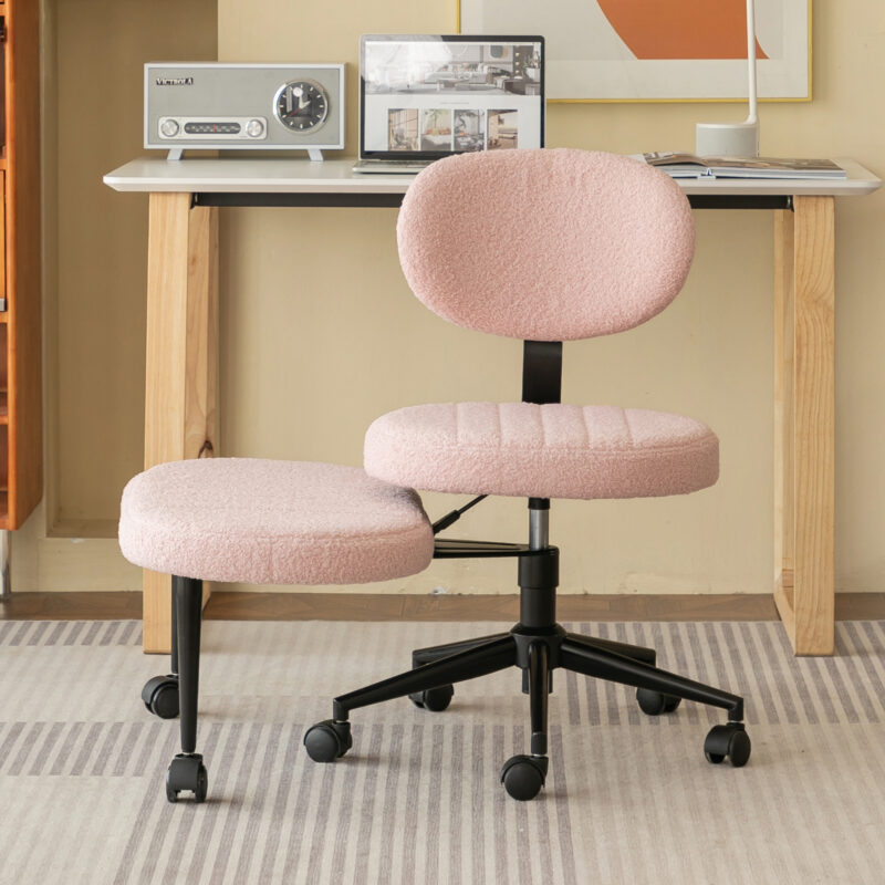 Ergonomic Office Chair – Multi-Position Cross Legged Design for Adults, Swivel Meditation & ADHD Fidget Desk Chair with Back Support & Rolling Base - Image 5