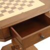 Bishop Cherry Finish Reversible Chess Checker Game Table w/Game Tray - Image 10