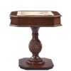 Bishop II Cherry Finish Reversible Chess Checker Game Table w/Game Tray - Image 4