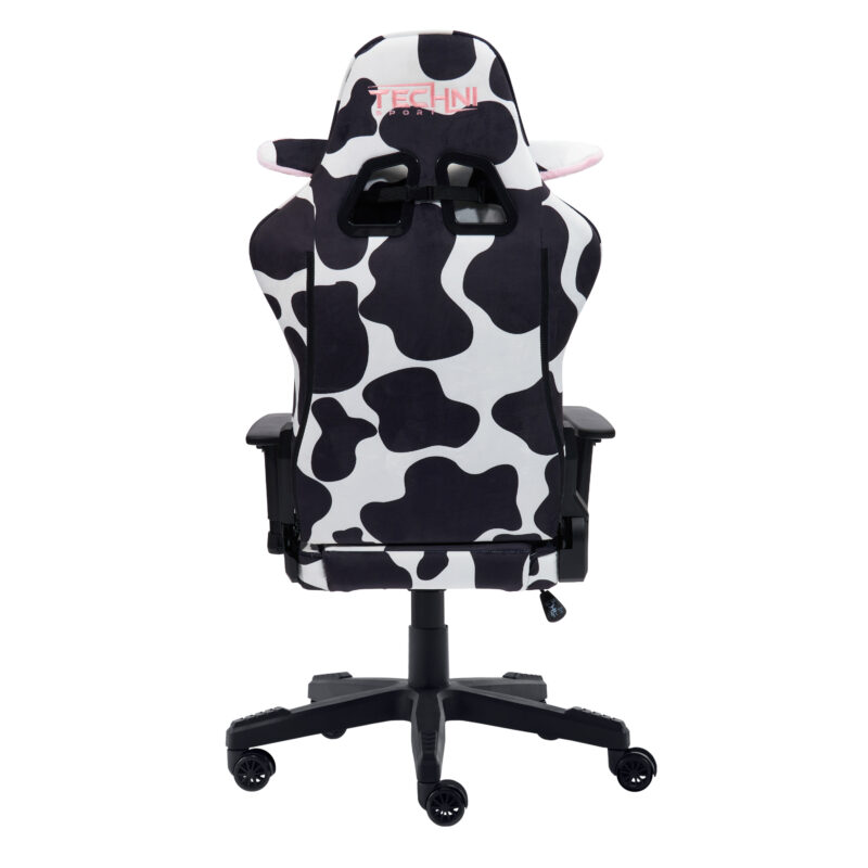 TS85 COW Print LUXX Series Gaming Chair - Image 8