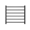 6-Bar Towel Warmer, Wall Mount Black