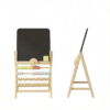 Educational Art Easel with Double-Sided Chalkboard,Kids' Easel,Interactive Toddler,All-in-One Learning Center for Toddlers with Chalkboard, Beads - Image 9