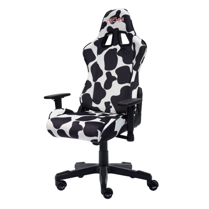 TS85 COW Print LUXX Series Gaming Chair - Image 4