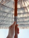8ft Thatch Tiki Patio Umbrella, Brown - Image 11