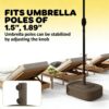 Backyard Umbrella Base,Patio Umbrella Base,Outdoor Umbrella Base - Image 3