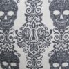 Skull Throw Pillows, Gothic Damask Set of 2 - Image 6