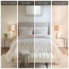 King Size Faux Fur Comforter, Plush Mini Set - Image 7