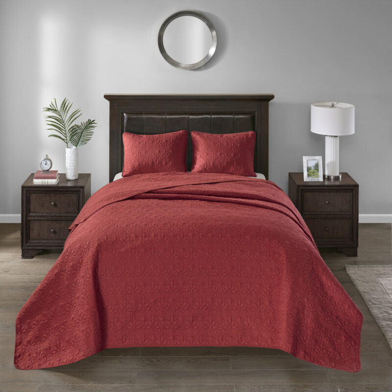 Queen Reversible Bedspread, 3-Piece Cotton Set - Image 7