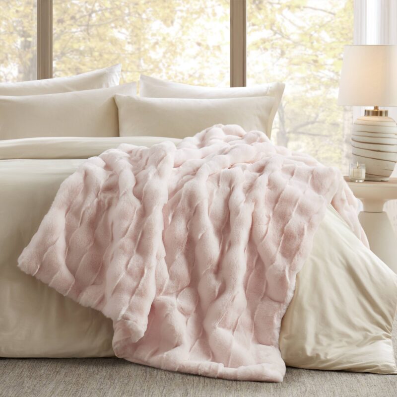 Basketweave Fur Throw, 50x60 Crystal Velvet - Image 16