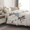 Twin Size Duvet Cover, Big Flower Floral Print - Image 8