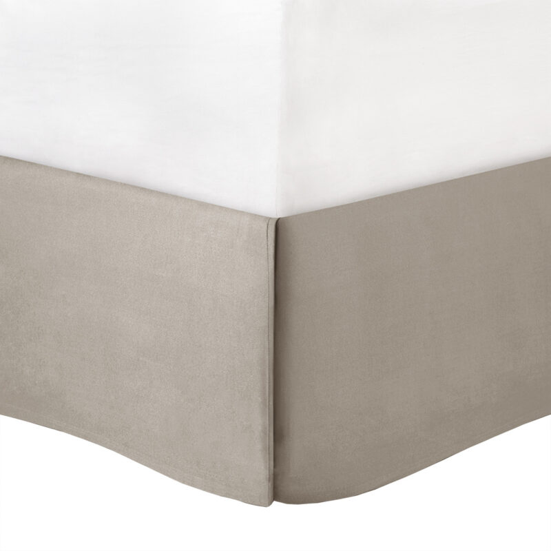 7 Piece Tufted Comforter Set, Cal King Taupe - Image 5