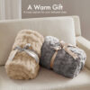 Faux Fur Throw Blanket, 50x60 for Couch - Image 11