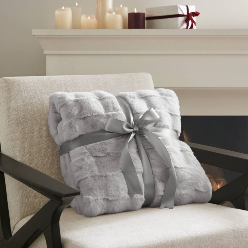 Basketweave Fur Throw, 50x60 Crystal Velvet - Image 21