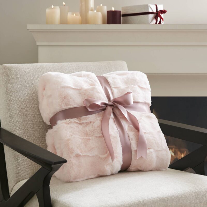 Basketweave Fur Throw, 50x60 Crystal Velvet - Image 14