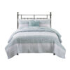 King Seersucker Quilt, 4-Piece w/ Throw Pillow - Image 10