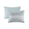 King Seersucker Quilt, 4-Piece w/ Throw Pillow - Image 4