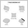 Seersucker Comforter Set, 7 Piece w/ Blanket - Image 14