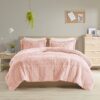 Long Fur Comforter, King Shaggy Faux Fur Set