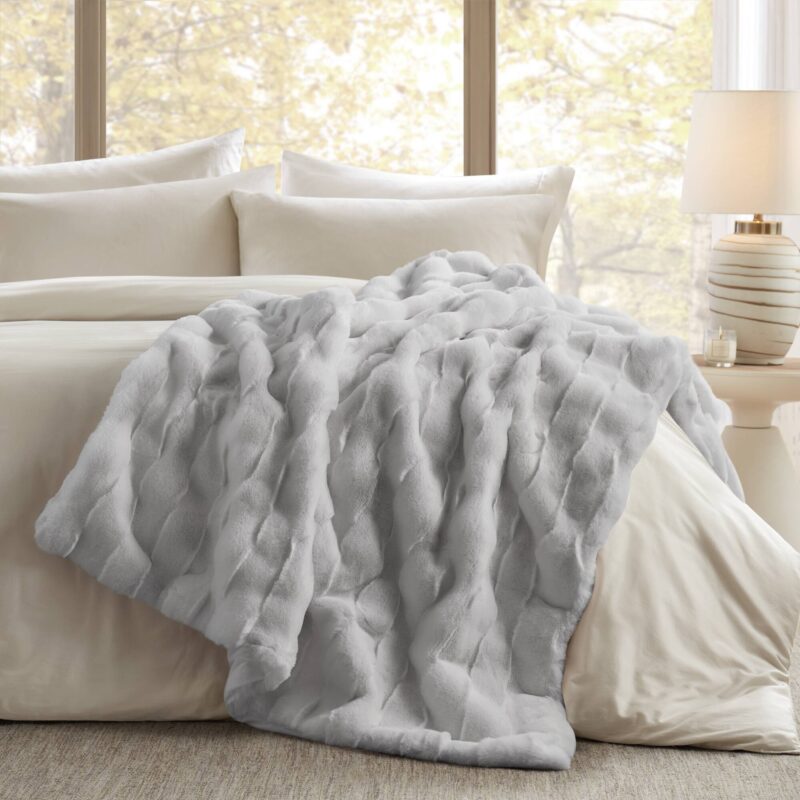 Basketweave Fur Throw, 50x60 Crystal Velvet - Image 23