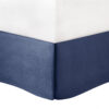 7 Piece Jacquard Comforter Set, Navy Queen - Image 8